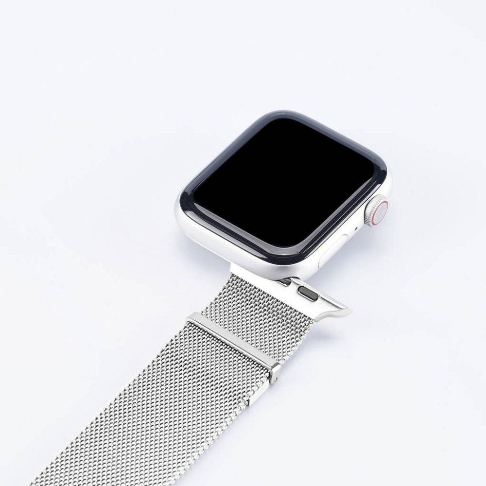 Curea Ceas Dux Ducis Milanese Magnetica din Otel Inoxidabil Apple Watch 38/40/41mm - Silver - 2 | YEO
